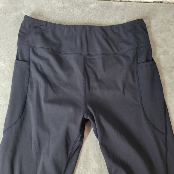 Baleaf Womens Shorts 2XL Plus Biker Black Poly Blend LONG Lightweight BLA144E - Picture 3 of 10